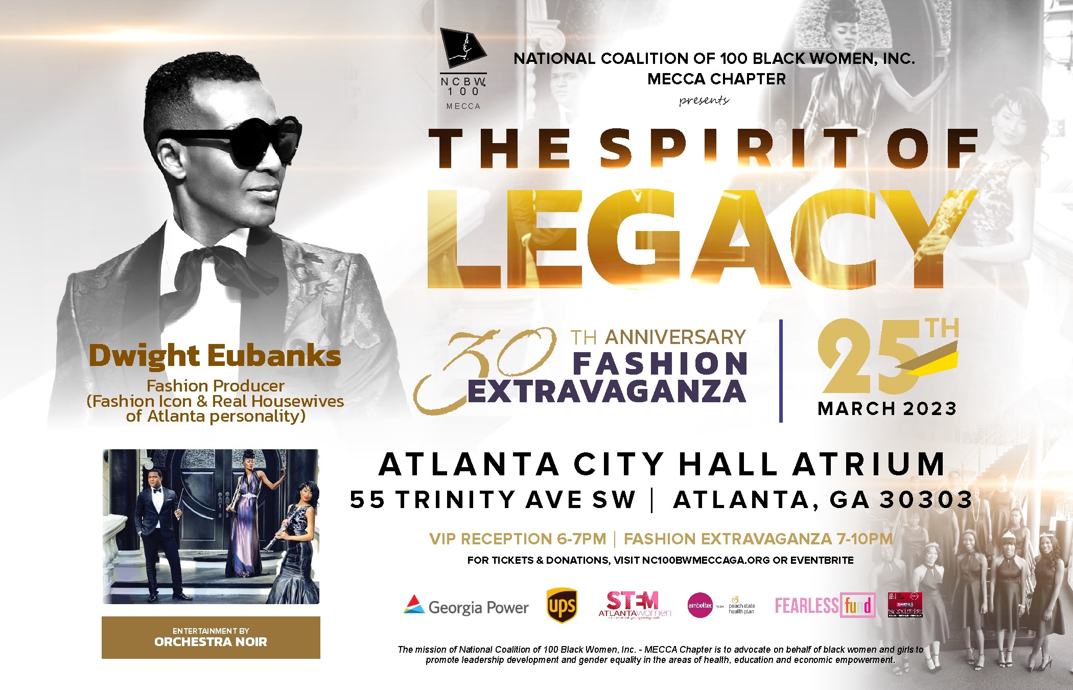NCBW MECCA_30th Anniversary Fashio Extravaganza_Event Flyer